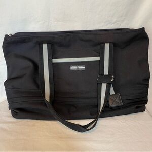 Polo Ralph Lauren Sport Black Canvas Shoulder Bag Gym Carry On